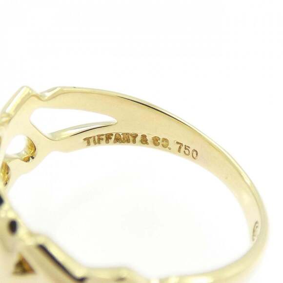 TIFFANY Authentic Gold Heart Ring - Picture 4 of 5